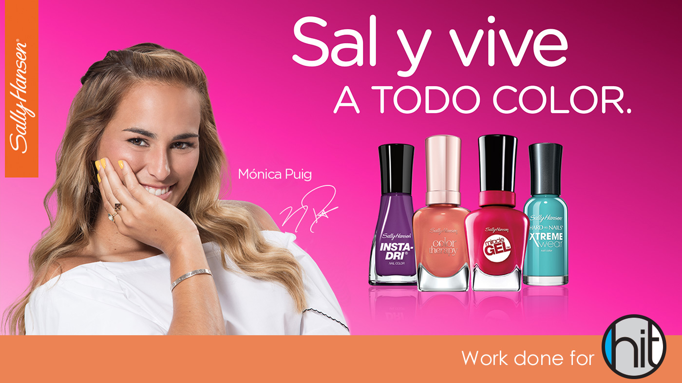 Sally Hansen Puerto Rico with Monica Puig