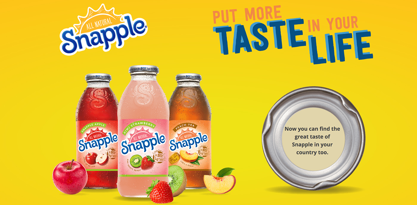 Snapple Asia Website